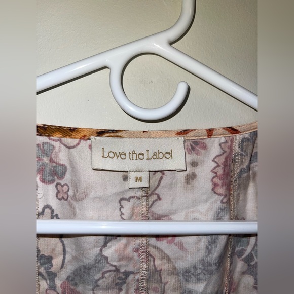 Love The Label Lainy Mini Dress in Fiona Floral Size pouf sleeve Medium - Picture 8 of 13